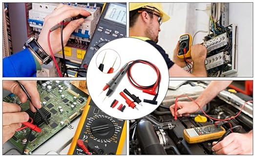 1000V 20A multimeter Leads & 2PC 1000V 10A Crocodile Clips Multimeter Test Leads
