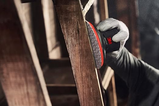 3M Random Orbital Sander, Xtract Pneumatic 88958, 6 in, Self-Generated Vacuum, 3/16 in Orbit, Ergonomic and Lightweight ROS, 209W Motor, Dust Extraction