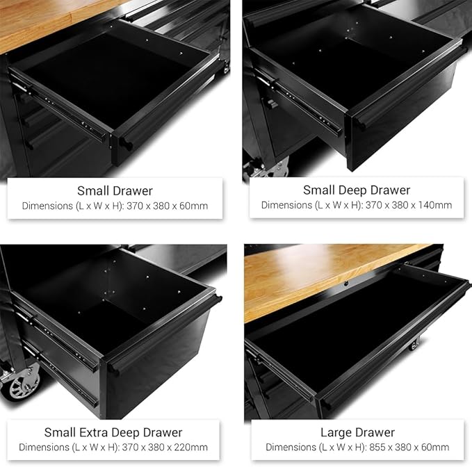 72 inch 15 Drawers Tool Chest with 3 Up Cabinet & Pegboard in Stainless Steel (Black)
