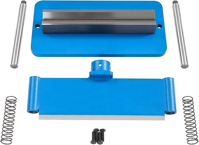 12" Press Brake Attachment for 12&20 Ton Hydraulic Press, 3/16" Bending Thickness Press Brake Attachment, Heavy-Duty Metal Bending Accessories for Metal Sheet Bending Forming Shapes (Blue)