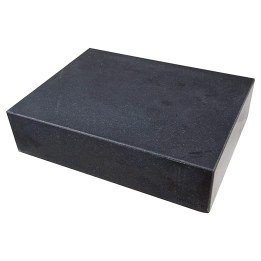 HHIP 4401-0011 Granite Surface Plate, Grade B, Ledge 0, 12" x 9" x 3"