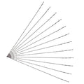 Murtenze 12PCS Spiral Scroll Saw Blades, Plain End Saw Blades Assortment for Wood Metal Cutting Sawing Carve (#3 Metal Cutting)