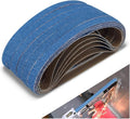 1/2 x 18 Inch Sanding Belts, 36 Pcs 40 Grit, Zirconia Sanding Belts for Heavy-Duty Metal Polishing, Woodworking, Deburring