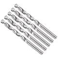 Drill Bit, 7mm Cutting Diameter, 4241 HSS 118° Cutting Angle Uncoated Bright Versatile Jobber Bits - (Applications: for Drilling Plastic Wood Soft Metal), 5-Pieces