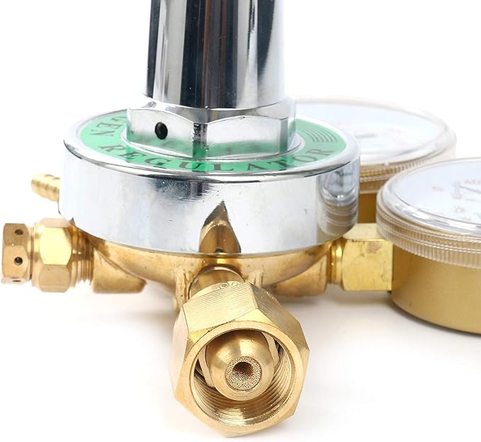 Welding Gas Welder Oxygen Regulator Large Tank Gauge Cutting Torch Regulator Outlet 0-200PSI Inlet 0-4000PSI CGA 540