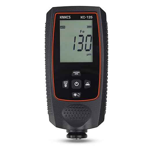Paint Thickness Gauge for Cars - Accurate Mil Thickness Gauge for Iron/Aluminum/zinc Car Body Filler Tester for Used Car Buyers & Auto Body Shops, with Rotating Screen & Continuous Measurement