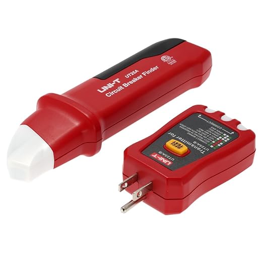 UNI-T UT25A Circuit Breaker Finder line Detector American Specification Socket Tester W/Analogue Receiver&LED Indicator Leakage Circuit Breaker