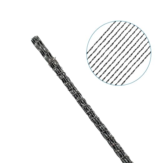 Scroll Saw Blade, 12 Pcs Spiral Scroll Saw Blades for Wood Metal Plastic Cutting Sawing Carve (#6)