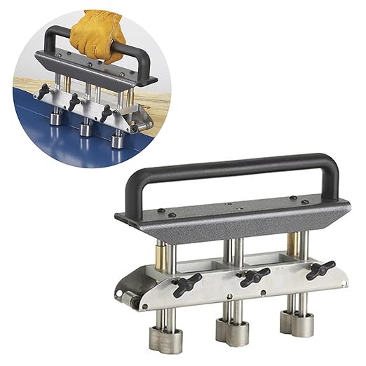 Three Station Roller Bender, 0‑90 Degree Angle 13‑130mm Bending Roller Metal Bending Tool, Standing Seam Roofing Tools, More Even Bending, Not Limited by Length
