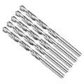 Drill Bit, 5.5mm Cutting Diameter, 4241 HSS 118° Cutting Angle Uncoated Bright Versatile Jobber Bits - (Applications: for Drilling Plastic Wood Soft Metal), 5-Pieces