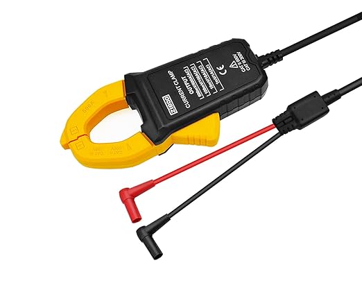 ZIBOO i600E 600Amp AC Current Clamp,4mm Banana Plug for Multimeters/mV AC Measurement Tools Perfect Replacement for Fluke i400 Compatible with FLUKE 106 107 15B PRO 18B+ 115C 116C 117C 175C 177C
