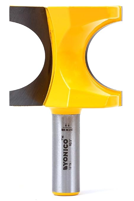 YONICO 13119 1-1/4-Inch Bead Bullnose Router Bit 1/2-Inch Shank