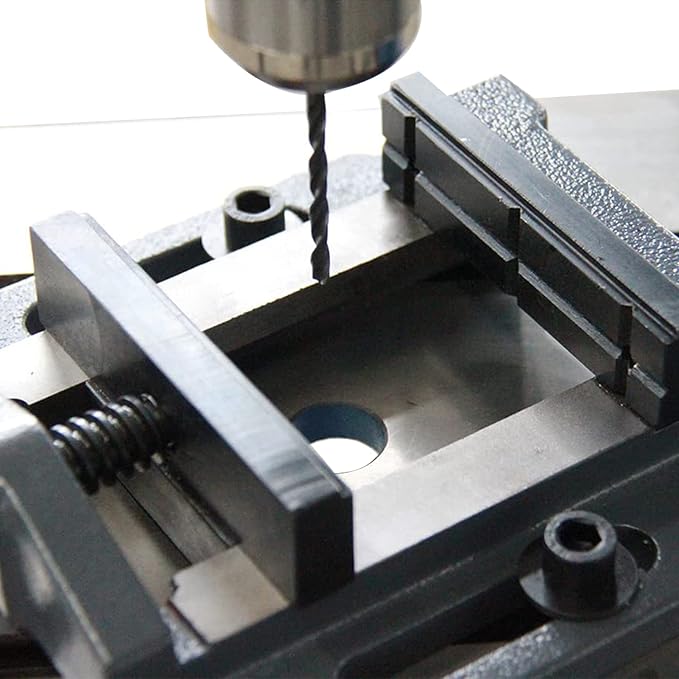 KAKA INDUSTRIAL Drill Press Clamping Vice,Precise Drilling Press Vise (BSM-125N)