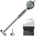 Neoteck 1.4-6"/0.0005" Digital Indicator Bore Gauge Set with 15PCS Anvils 6" Measuring Depth Dial Bore Gauge with ABS Storage Box for Engine Cylinder Measurement