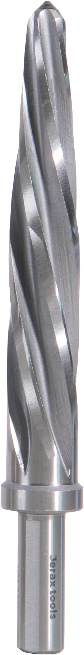 3/4" Bridge/Construction Reamer, M2 HSS Taper Chucking Reamer Drill Bit for Steel Alloy Aluminum Metal Wood Plastic, 1/2” Shank Chuck, Spiral Flutes, to Enlarge/Align Holes, 19mm