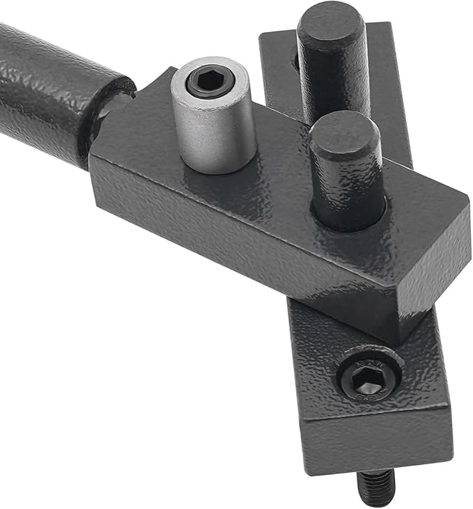 Manual Rod Benders Metal Bending Machine, Heavy-duty Manual Rebar Bender 190° Adjustable Bending Hand Tools with Maximum Bendable Diameter 12mm for Bend Steel, Copper, Aluminum