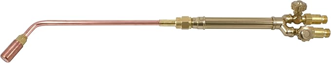 SÜA - Medium Duty Oxy-Fuel Torch with Check Valves, Cutting, Heating and Welding Tips (Acetylene) - Compatible with Victor