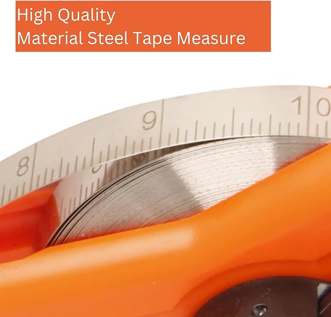 Oil Gauging Tape, Explosion-Proof Oil Tank Gauging Tapes 49FT/15M, Stainless Steel Sounding Tape Measure with Brass Plumb Bob