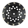 Benchmark Abrasives 7 Inch Concrete Grinding Wheel Arrow Type Diamond Cup Wheel with 5/8"-11 Arbor Hole for Masonry, Natural Stone, Concrete Grinding Wheel - Angle Grinder Attachments (7”)