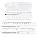 1200 Pcs Wound Measuring Tape 6 Inch Wound Ruler Double Sided Disposable Paper Tape Measure Paper Guide Ruler Measurement Tools for Nurses