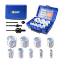 HIGHFIRE 13pcs Hole Saw Set,Bi-Metal Hole Saw Kit, M42 Bi-Metal Hole Cutter Set with General Purpose 3/4" to 2-1/2"