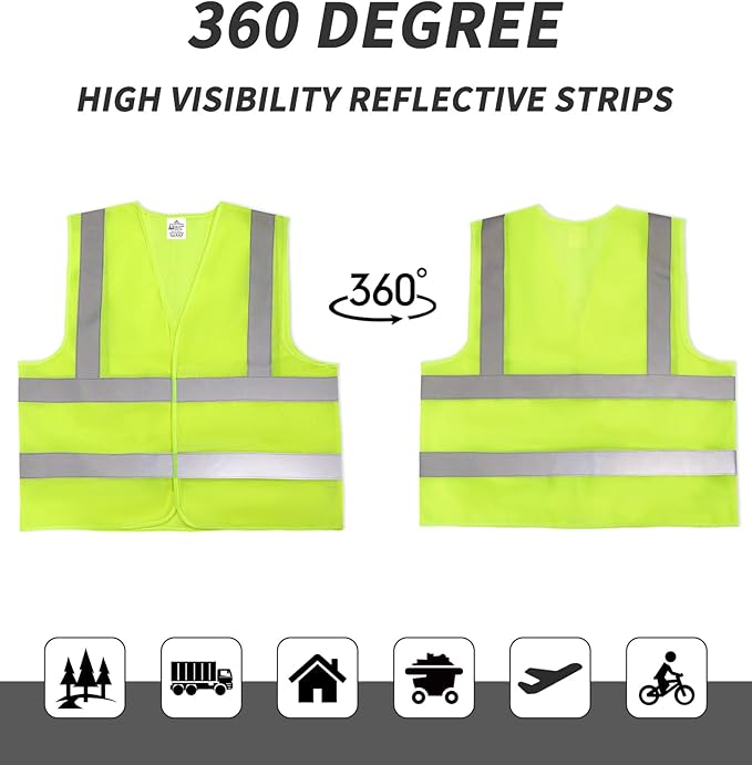 TOURGO Safety Vest Meets ANSI Class 2 Standards