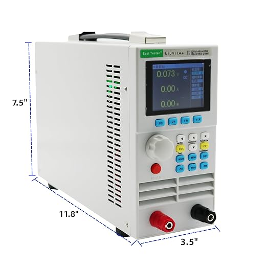 ET5411A+ Electronic Load Tester Programmable USB DC Multi Testers 400W 500V 15A Adjustable Constant Current Voltage Resistance Power Detector