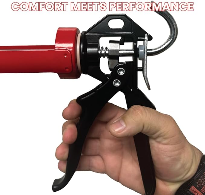 Omni Tools Dripless Caulking Gun, Adjustable Hand Caulk Gun No Drip, Hand Caulking Gun Tool, Siligun Caulking Gun
