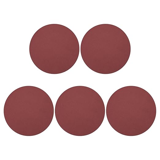 HARFINGTON 5 Pcs 9 Inch Sanding Disc 150 Grit Hook and Loop Sandpaper Random Orbital Sander Pads for Woodworking Automotive Metal Polishing