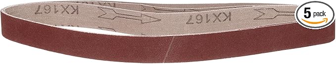 1 x 30 Inch Sanding Belt, 5 Pcs 240 Grit Knife Sharpener Belts Work Sharpening for Belt Sander Knife Carving Tool Metal Working