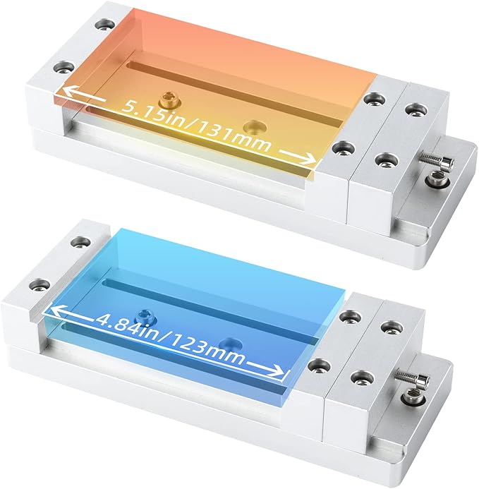 FoxAlien Mini Low Profile Bench Vise Workholding Clamp Work Table for FoxAlien 3018, Masuter 3, Masuter Pro, 3S, XE-PRO, WM-3020 Vasto CNC Router Machine