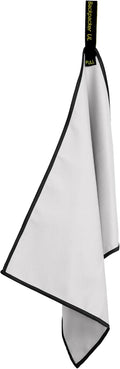 Backpacking Ultralight Quick Dry Microfiber Soft Fast Drying Hand and Face Towel Wash Cloth Camping Yoga Hiking Active Lifestyle Small (Gray, Small)