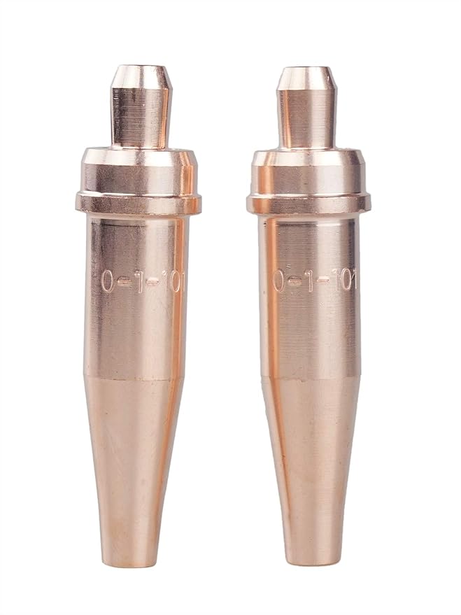 LISSAM 0-1-101 Acetylene Cutting Torch Tip – Compatible with V-Style Heavy Duty Torch (2-Pack)