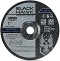 BHA Depressed Center Metal Grinding Wheels for Angle Grinders, 7” x 1/4” x 7/8” - 5 Pack