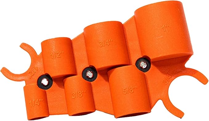 Depth Gauge And Pipe Deburring Tool Kit 1/4'' - 1'' Depth Gauge Tool Inner-Outer Reamer Pipe Tubing Chamfer Tool For Pvc, Ppr, Copper, Brass, Aluminum Pipe