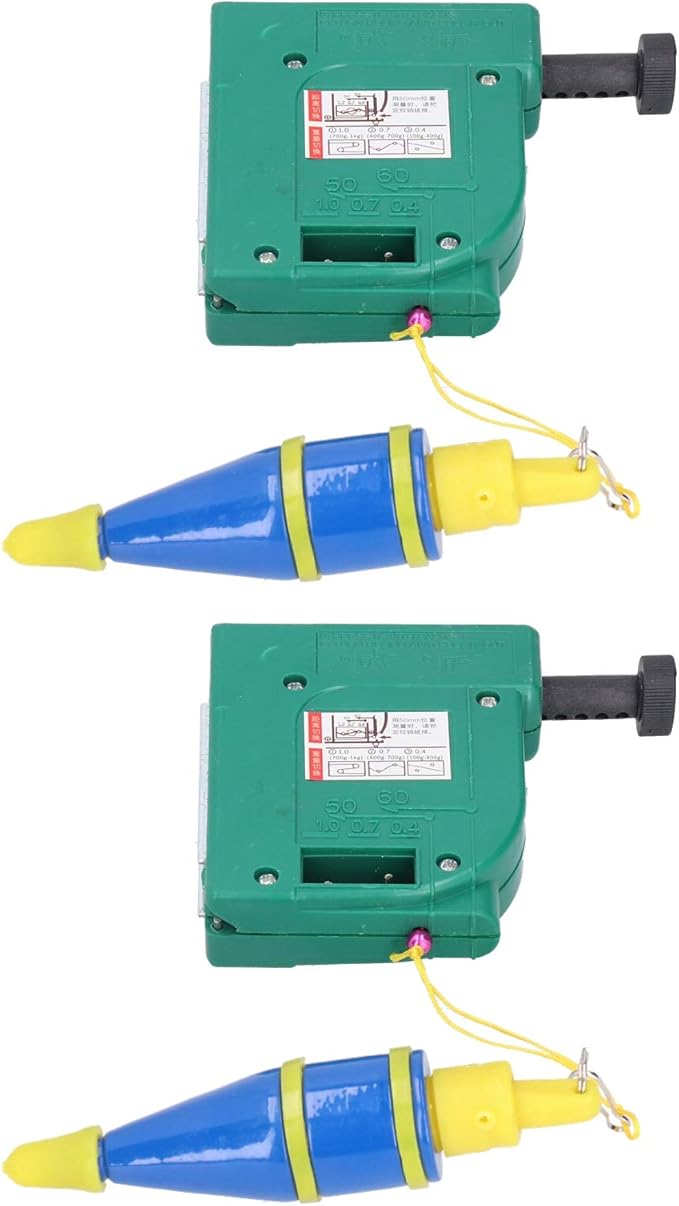 2Pcs Plumb Bob Setter Magnetic Wire Hammer 5M Magnetic Plumb Rite Setter Leveling Test Device Measure Tool