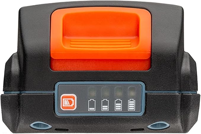 SENIX B25X2 20 Volt Max* 2.5 Ah Lithium-ion Battery for X2 Series Lawn and Garden and Cordless Power Tools, Fade-Free, Battery Indicator Lights