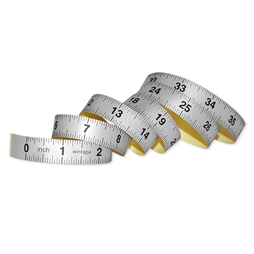WIN TAPE Workbench Ruler Adhesive Backed Tape Measure - 40 Inches 101 Centimeters