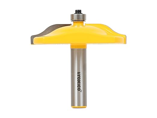 YONICO Raised Panel Cabinet Door Router Bits 3-Inch Diameter Ogee 1/2-Inch Shank 12136