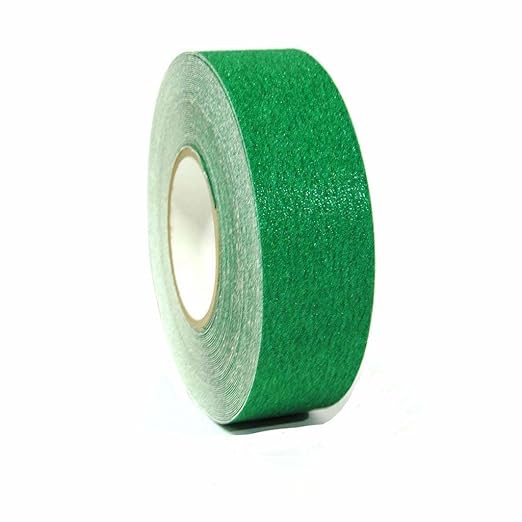 GGR Supplies T.R.U. NST-20C Green Non-Skid Tape 12 in. Wide x 60 ft. Length Safety Way 60 Grit Anti Slip Traction Tape 32 Mil No Slip