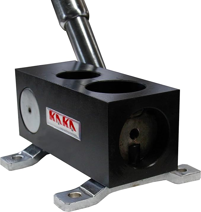 KAKA INDUSTRIAL Pipe and Tube Notcher Manual for 1-1/2 in, 2 in Inside Diameter, Heavy Duty High Precision Light Weight RA-3