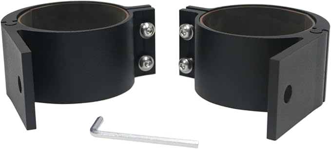 3 Inches Tube Clamp Mounting Bracket for Bull Bar and Any 3 Inches Round Tube Bar to Mounting LED Spot Lights and LED Light Bar,LED Round Spot Light