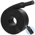 TKDMR 5 Ft 5/8" Heat Shrink Tubing - 3:1 Ratio Marine Grade Heat Shrink,Wire Cable Adhesive Lined Tube Insulation Seal Against Moisture Corrosion and Air Leakage.Black