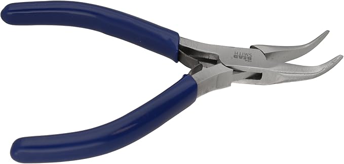 The Beadsmith Bent Chain-Nose Pliers for Crafting and Repair, Jewelry Making Supplies