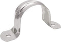 30 Pcs 1.2inch Rigid Pipe Strap,Two Hole Stainless Steel Strap U Bracket, Widened Tube Strap Tension Clip Assortment Kit Heavy Duty Pipe Clamp for Pipe Fixing（40mm）
