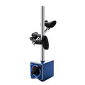 Dasqua Magnetic Base, Adjustable Stand with Fine Adjustment Holder for Dial Indicator, 3/8" Clamping Hole, Strong Pull Force 132lb/60kg
