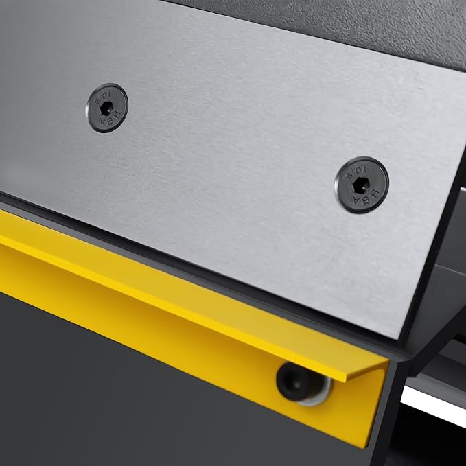 24" Box and Pan Brake, 0-135° Sheet Metal Bending Brake Industrial Precision Pan Metal Hand Brake Desktop with 20Ga Mild Steel Plate Bend for Carbon Steel Aluminum W-2420A