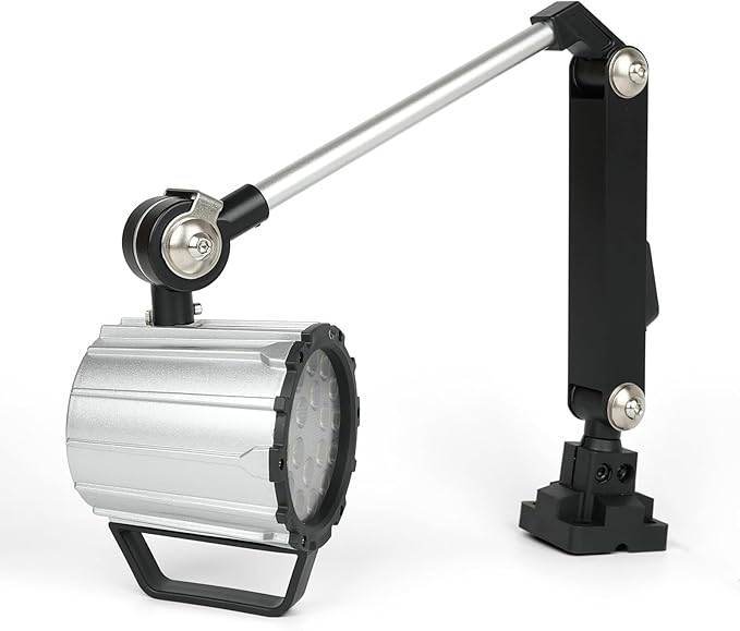 New Led Wood Lathe Light, 20W Machine Lamp, 2000 Lumens Flexible Work Light for Wood Lathe, Drill Press, 110-220v