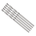 Drill Bit, 1.2mm Cutting Diameter, 4241 HSS 118° Cutting Angle Uncoated Bright Versatile Jobber Bits - (Applications: for Drilling Plastic Wood Soft Metal), 5-Pieces