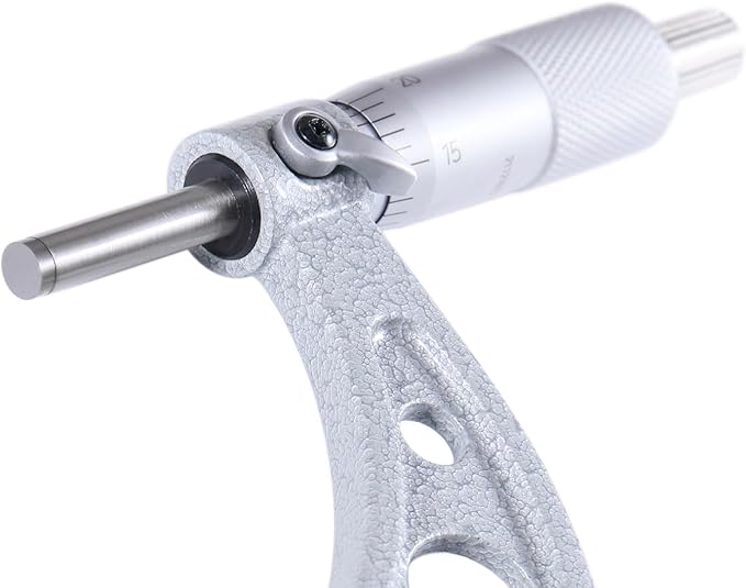 Accusize Industrial Tools 0-6 inch by 0.0001'' Ultra-Precision Outside Micrometers with Carbide Tips 6 Pc Set, Eg00-0906